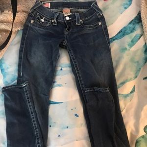 True Religion Low Rise Skinny Jeans size 23
